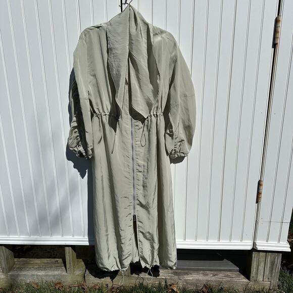 Rodebjer Leandra Over Coat Lightweight Jacket Clay Gray Grey NWT $550 XS Trench - Picture 6 of 16